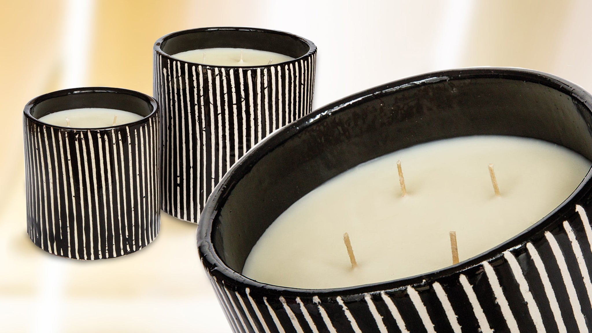 Scented candles from Marrakech for an oriental living atmosphere