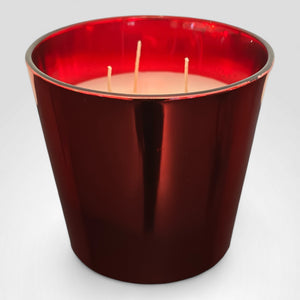 Rote Weihnachtskerze ALLURE - designmaroc.de