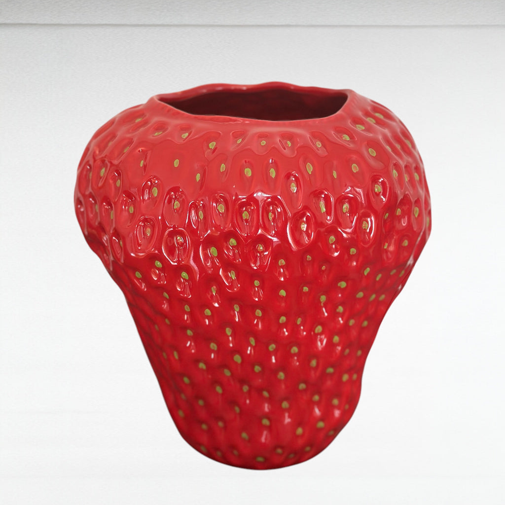 Vase ERDBEERE Rot - designmaroc.de